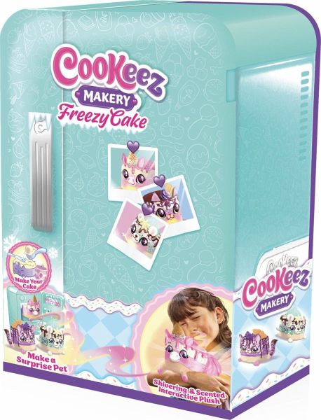 Moose Toys 300185 - Cookeez Makery: Freezy Cakez Spielset, Duftende Plüschfiguren, Interaktiv - Invento