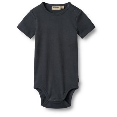 WHEAT - Kid's Rib Body S/S Timo - Alltagsunterwäsche Gr 74 grau Image