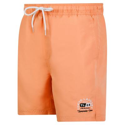 Swim Shorts Satria Microfibre Twill Swim Shorts in Shrimp Pink / L - Tokyo Laundry