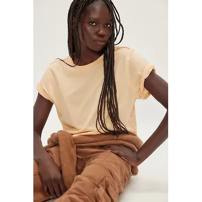 We The Free The Perfect Tee at Free People in Sunburst, Size: Large