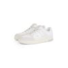 Sneaker CALVIN KLEIN JEANS "BASKET CUP LOW LACEUP LTH MIX", Herren, Gr. 43, weiß (weiß kombiniert), Leder, sportlich, Schuhe, Basket-Sneaker, Schnürschuh, Halbschuh, Freizeitschuh mit CK Logo