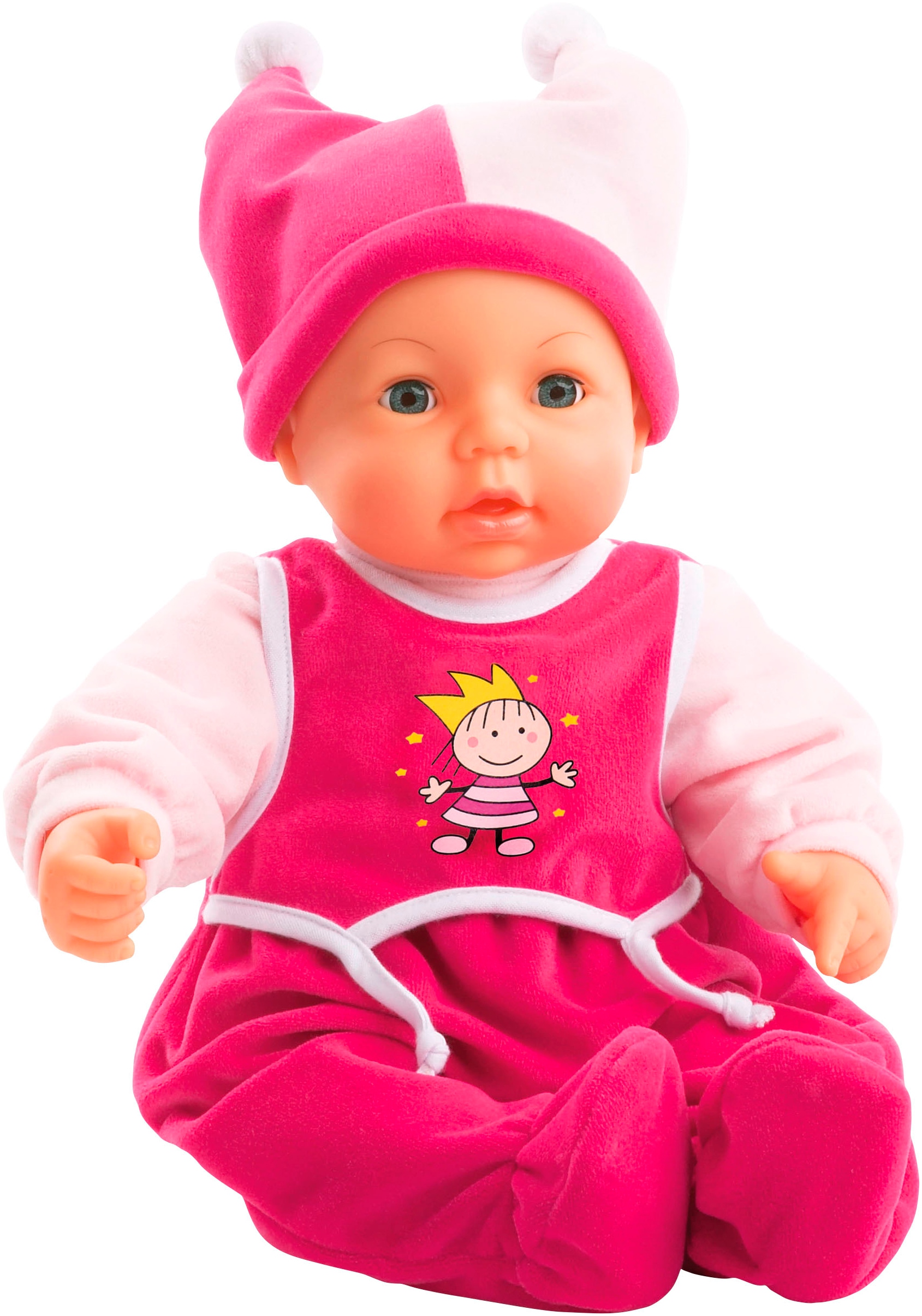Babypuppe BAYER "Hello Baby, 46 cm pink/rosa", pink (pink, rosa), Puppen, Baby