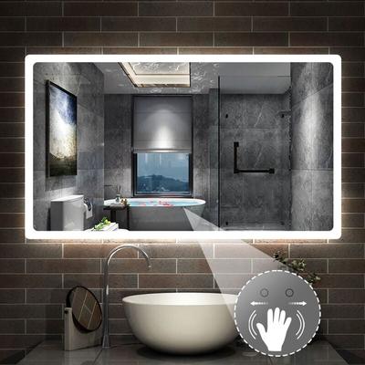 Aica Sanitaire - Induktion Badspiegel led Wandspiegel Badezimmerspiegel Beleuchtung nur Kaltweiß Image