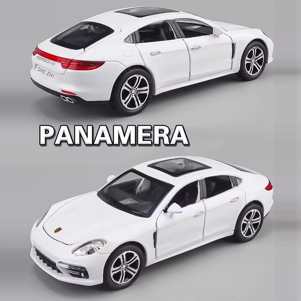 1:32 Panamera 911 Targa 4S Legierung Spielzeug Druckguss Modelle Autos Türen Geöffnet Sportwagen Modelle Leichte Musik Fahrzeug Jungen Geburtstagsgeschenke Image