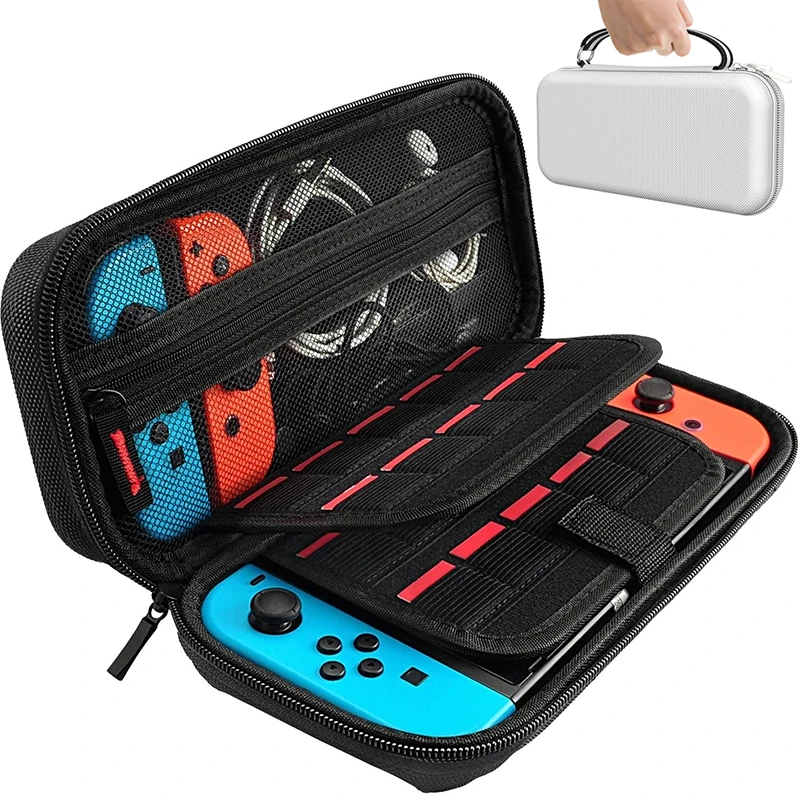 Aufbewahrungstasche für Nintendo Switch Griff Aufbewahrungstasche Tragbare Reisetasche Wasserdichte und langlebige Switch Game Machine Aufbewahrungstaschen Image