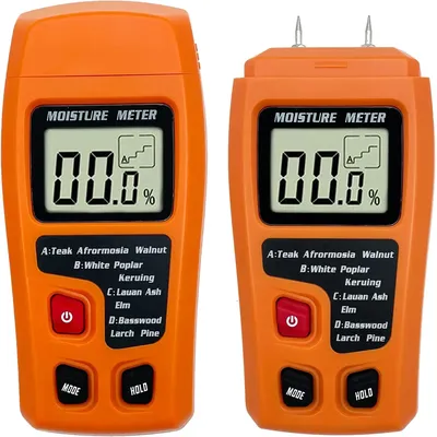 EMT01 two-pin digital wood moisture meter 0~99.9% wood moisture meter LCD display wood moisture detector wood moisture tester