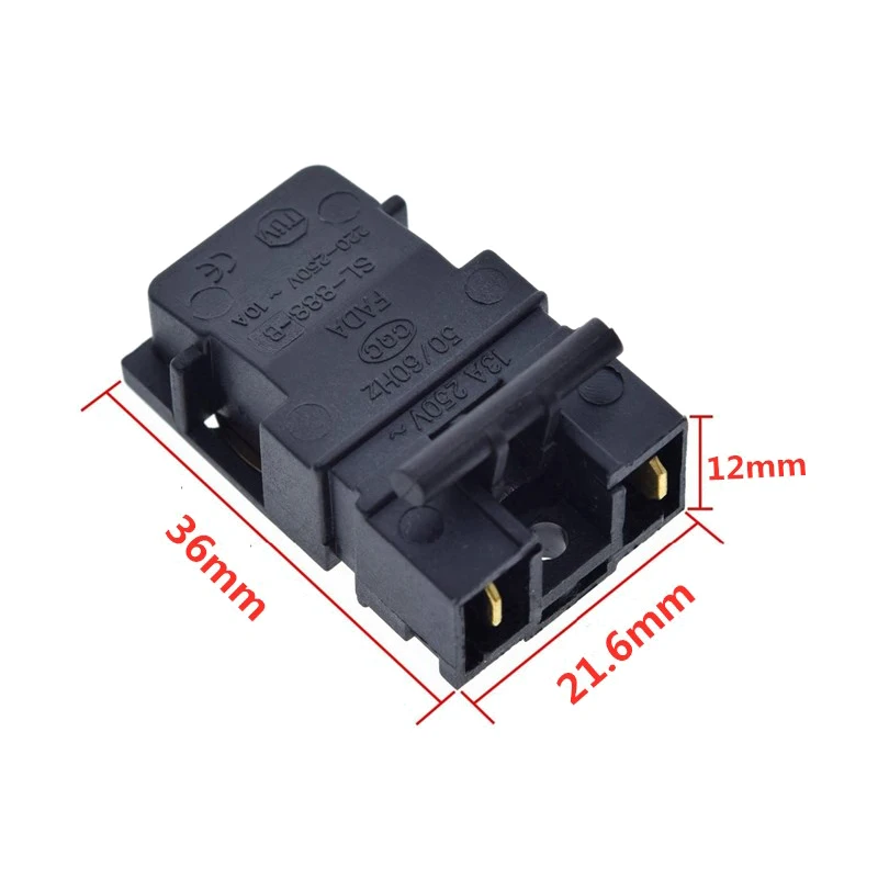 Elektrischer Wasserkocher Thermostat Temperatur regler Schalter SL-888 TM-XD-3 220-250v 10a t125 Image