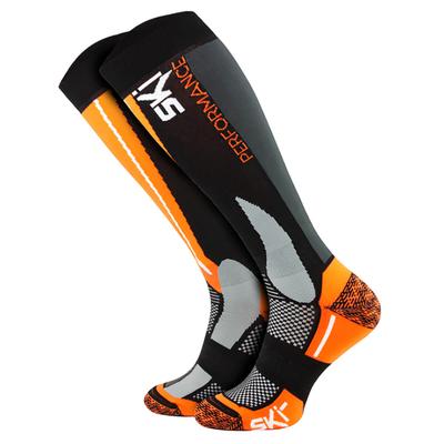 Technische Skisocken | COMODO | Leistungsstarke Snowboard-Kniestrümpfe | Herren & Damen - Orange Image