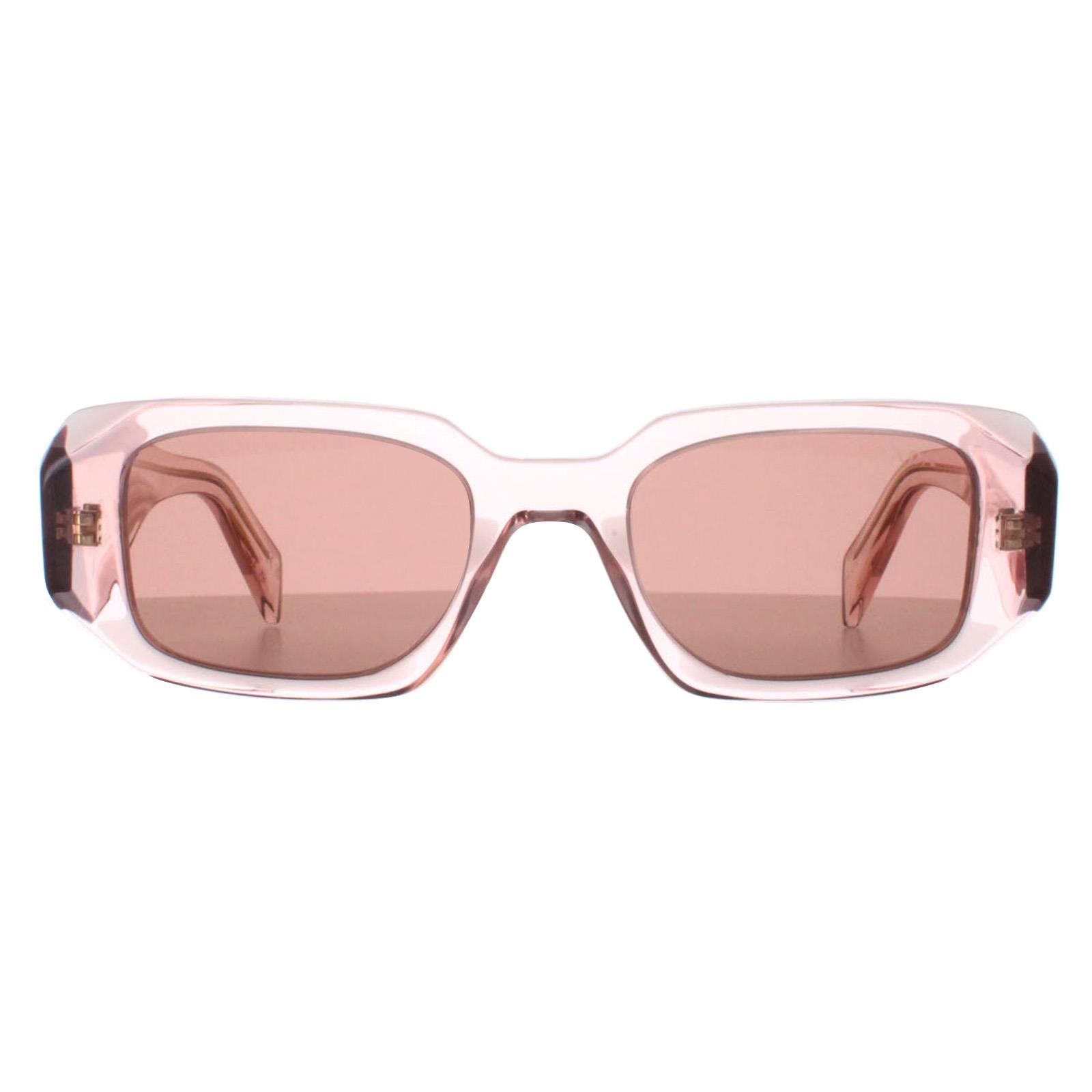 Prada PR17WS 19Q10D transparent Pfirsich hellbraun Sonnenbrille Image