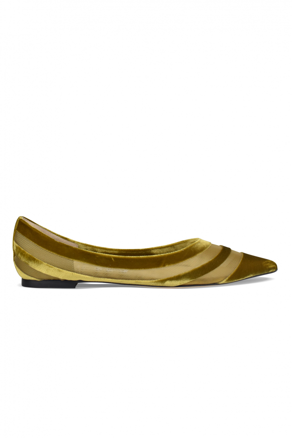 Jimmy Choo Ballerinas Love Grün EU 38