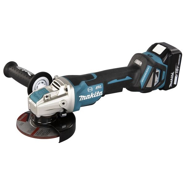 makita Akku-Winkelschleifer-Set »DGA519RTJ« 18.0 V blau Image