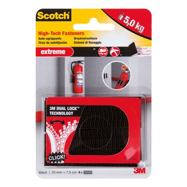 Scotch Klettband, 25/76 mm schwarz Image