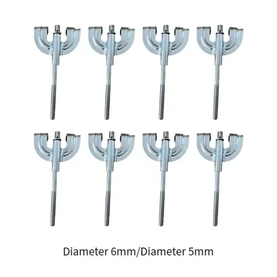 8 Pieces Bass Drum Claws Drum Parts Hardware Metal Practical Drum Set Percussion Instrument