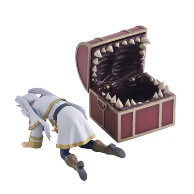 Anime Frieren:Beyond Journey's End Frieren Figure Treasure chest monster Action Figures Desktop Decorations PVC Model Dolls Toys
