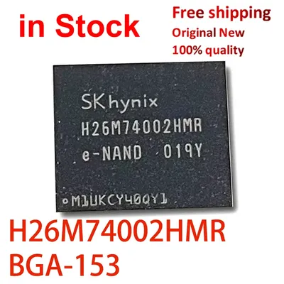 (1 piece)100% New H26M74002HMR H26M74002 BGA153 64GB EMMC MEMORY IC CHIP