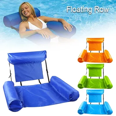 Summer Inflatable Floating Water Mattresses Hammock Lounge Chairs Pool Float Sports Toys Carpet