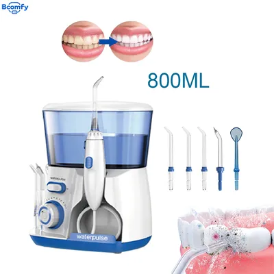 Waterpulse Electric Water Flosser 800ml High Pressure Dental Oral Irrigator Teeth Cleaner for