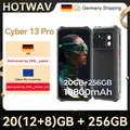 HOTWAV Cyber ​​13 Pro 150LM Torcia Smartphone 20GB(12+8) 256GB 6.6'' FHD+ 10800mAh 64MP Android 13 Telefono Cellulare