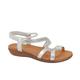 Cipriata Serpent Womens Sandals - Silver - Size UK 9 | Cipriata Sale | Discount Designer Brands