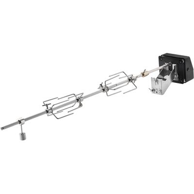 Grillspieß RÖSLE "ALLFLAME-Serie", silber, Edelstahl, Spieße, Drehspieß inkl. Elektromotor Image
