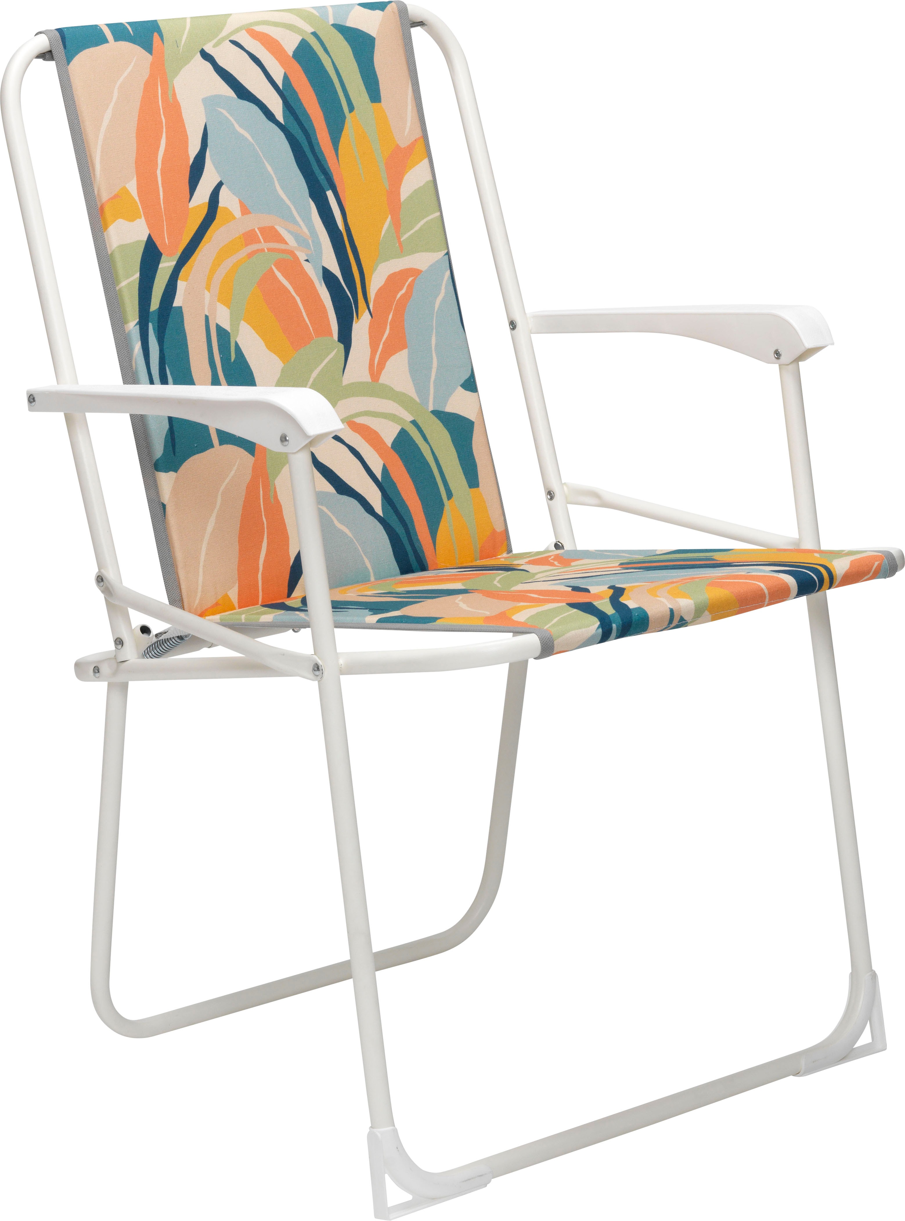 Campingstuhl BEST "Chiemsee", bunt, B:56cm H:78cm T:53cm, Stahl, Stühle, Klappstuhl