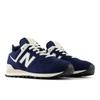 Sneaker NEW BALANCE "574", Gr. 38, navy 1, Leder, Synthetik, sportlich, Schuhe