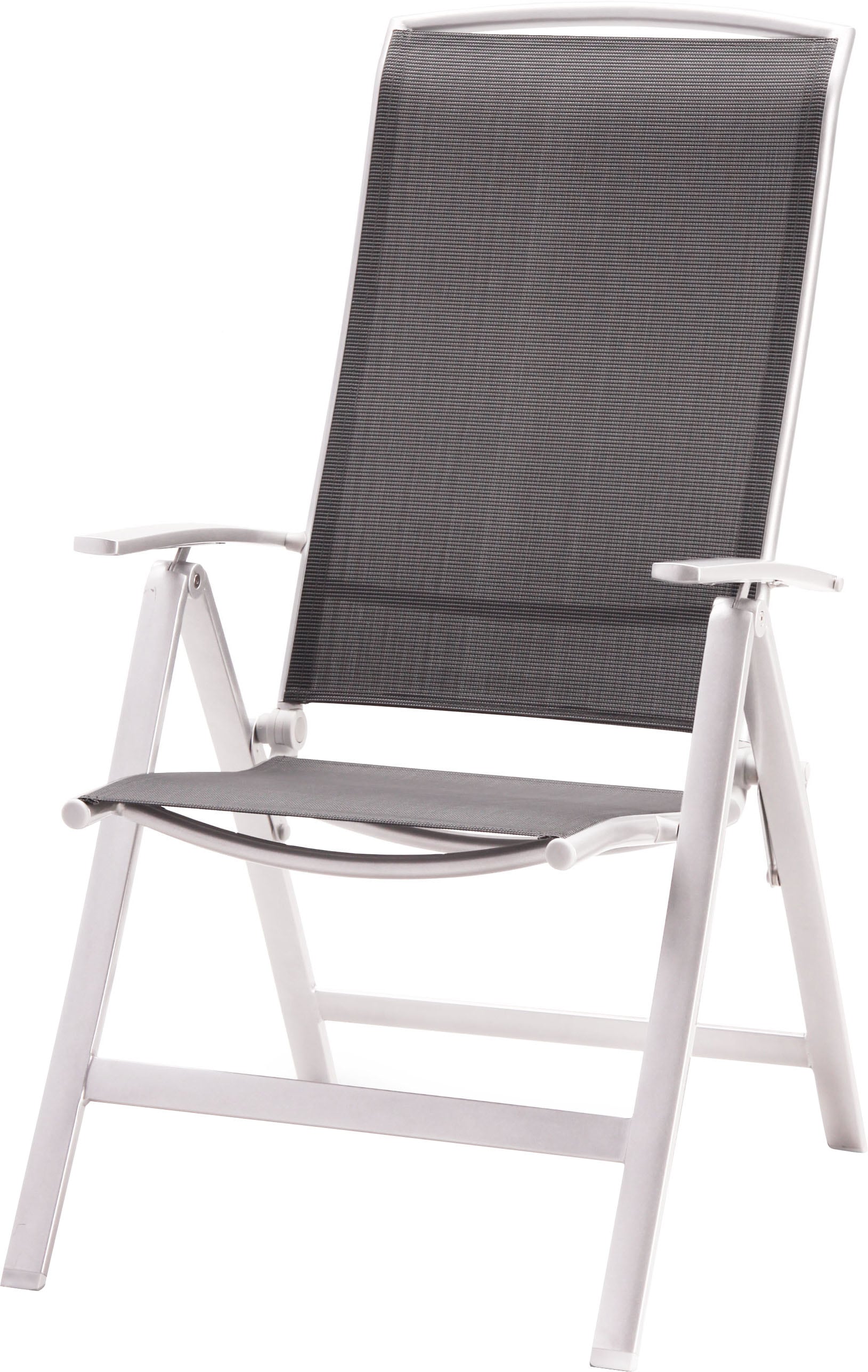 Gartenstuhl BEST "Palermo", silber, B:61cm H:113cm T:68cm, Aluminium, Stühle, Gartenstuhl, Klappstuhl