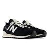 Sneaker NEW BALANCE "574", Gr. 41,5, schwarz (001) 3, Leder, sportlich, Schuhe