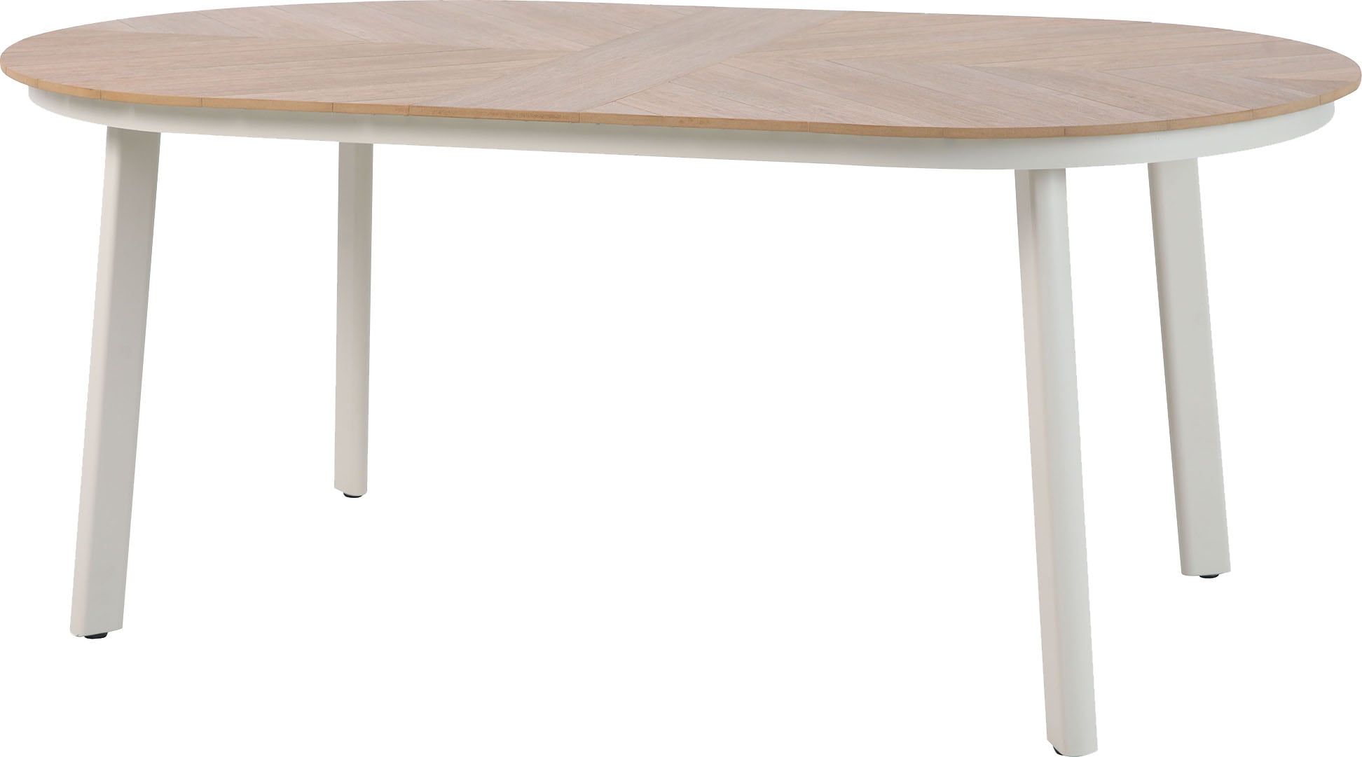 Gartentisch BEST "Polly", beige (polywood – beige), B:200cm H:74cm T:100cm, Aluminium + Polywood, Tische, aus Polywood