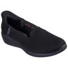 Slip-On Sneaker SKECHERS "ARYA-SWEET VOICE", Damen, Gr. 40, schwarz, Textil, unifarben, casual, Schuhe, Slipper, Reha Schuh mit Handsfree Slip-ins Funktion, Topseller