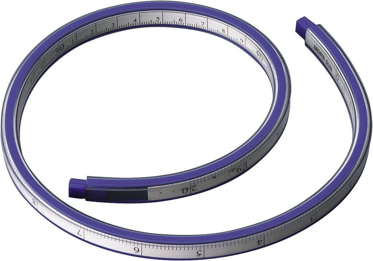 ALCO Kurvenlineal 60 cm blau Image