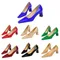 Women Evening Dress 6cm High Heels Daily Concise Office Work Low Square Heels Lady Versatile New