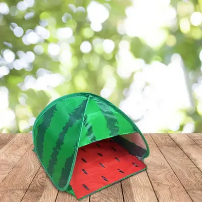 Beach Awning Watermelon Form Tent Camping Tent Waterproof Anti UV Tent Ultralights Pop Up Tent Summer Pet Protection