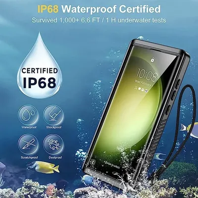 IP68 360 Sealed Waterproof For Samsung S25 S24 S23 S20 FE S10 E S9 Note 20 10 9 Plus Ultra A03S A02S A32 A42 A52 5G Phone Case
