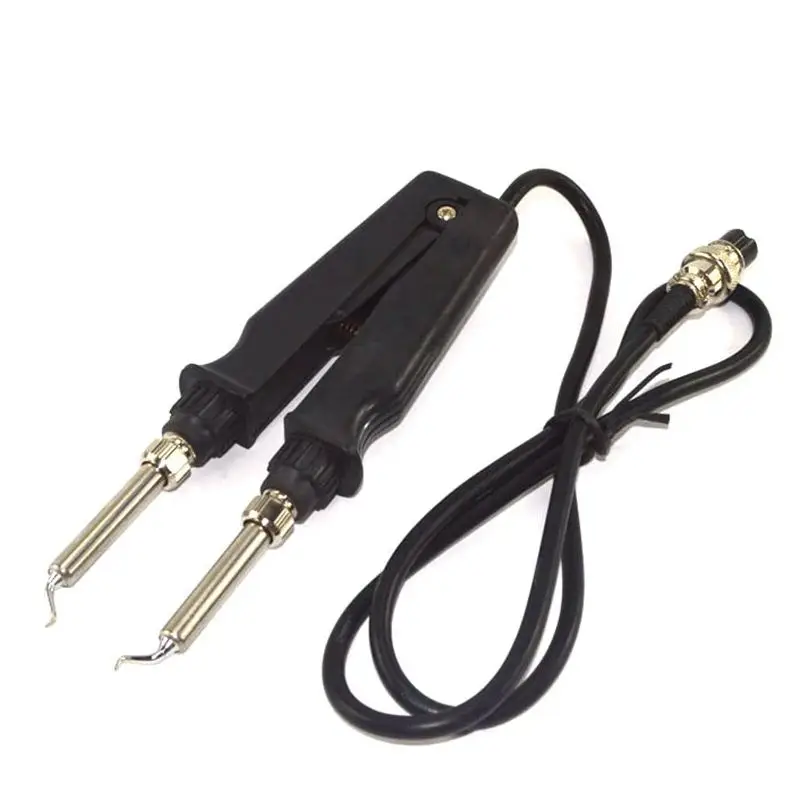Lötkolben im Pinzettenstil für SMD, elektrischer Lötkolben, Schweißkolbenstift zum Löten/Entlöten von Oberflächenmontagegeräten Image