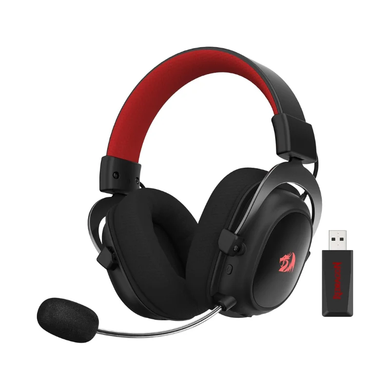 Redragon H510 PRO Zeus-X RGB Wireless Gaming Headset 7.1 Surround Sound 53MM Audiotreiber Multi-Plattformen Kopfhörer Image