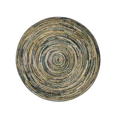 Teppich HEINE HOME Gr. 1, grün (grün, blau), B:57cm H:8mm L:90cm, Polypropylen, Kunstfaser, Teppiche Image