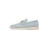 Loafer HENRY STEVENS "Elia HL1", Herren, Gr. 43, blau (blaugrau), Leder, elegant, Schuhe