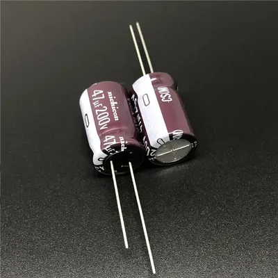 5 Stück/50 Stück 47 uF 200 V NICHICON CS-Serie 12,5 x 20 mm hoher Welligkeitsstrom hohe Image