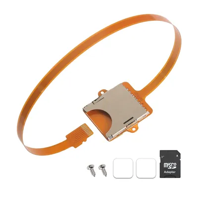 Micro SD TF Memory Card Kit Male to SD Female Extension Soft Flat FPC Cable Extender 15/30cm