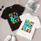 Sprunki Incredibox Kids Clothes Boys Girls Cotton T-shirts 1-9 Years Old Child Summer Short Sleeves Tops Birthday Party Gifts
