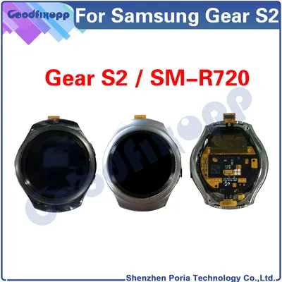 LCD Display Touch Screen Digitizer Assembly Repair Parts Replacement For Samsung Gear S2 R720
