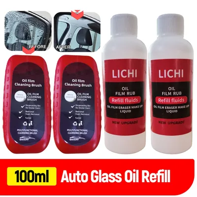 Car Windshield Cleaner Removes Dirt Car Glass Sponge Cleaning Brush Auto Glass Oil Film Remover