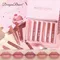 6-Piece Set of Lip Glaze, Non-Stick Cup, Nude Lip Gloss, Cute Set Box, Long-Lasting Non-Fading,