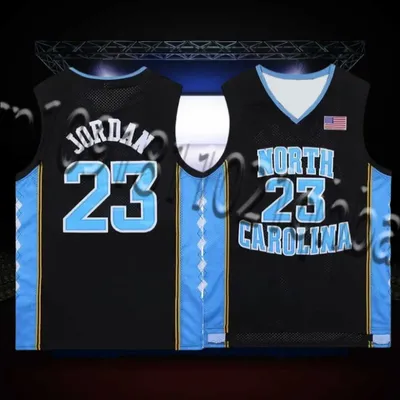 Basketball Uniform,North Carolina Jersey,American Retro Student Training Vest No.23 competition