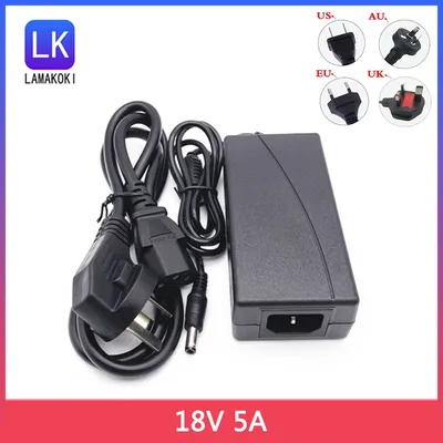18V 5A Switching Power Supply 18V 5A Power Adapter 18V 5.0A DC Stabilized Power Cord 5000ma