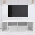 Ensemble de panneaux de support de meuble TV avec tiroir lumineux LED, meubles de salon, meuble TV avec lumière LED, meubles de maison