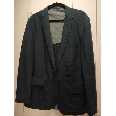 J. Crew Suits & Blazers | J Crew Blazer Mens Medium Blue Linen Sport Coat Lightweight Preppy | Color: Blue | Size: Medium