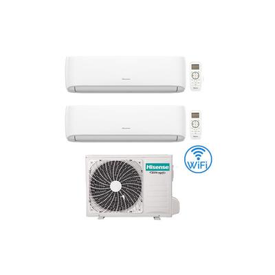 Hisense Hi Comfort Wifi R32 Dual Split Inverter Klimaanlage 9000 + 12000 BTU mit EU. 2AMW52U4RXC