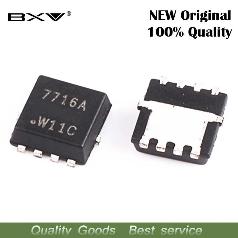 10pcs si7716adn si7716a 7716a QFN-8 mosfet ic chip Image